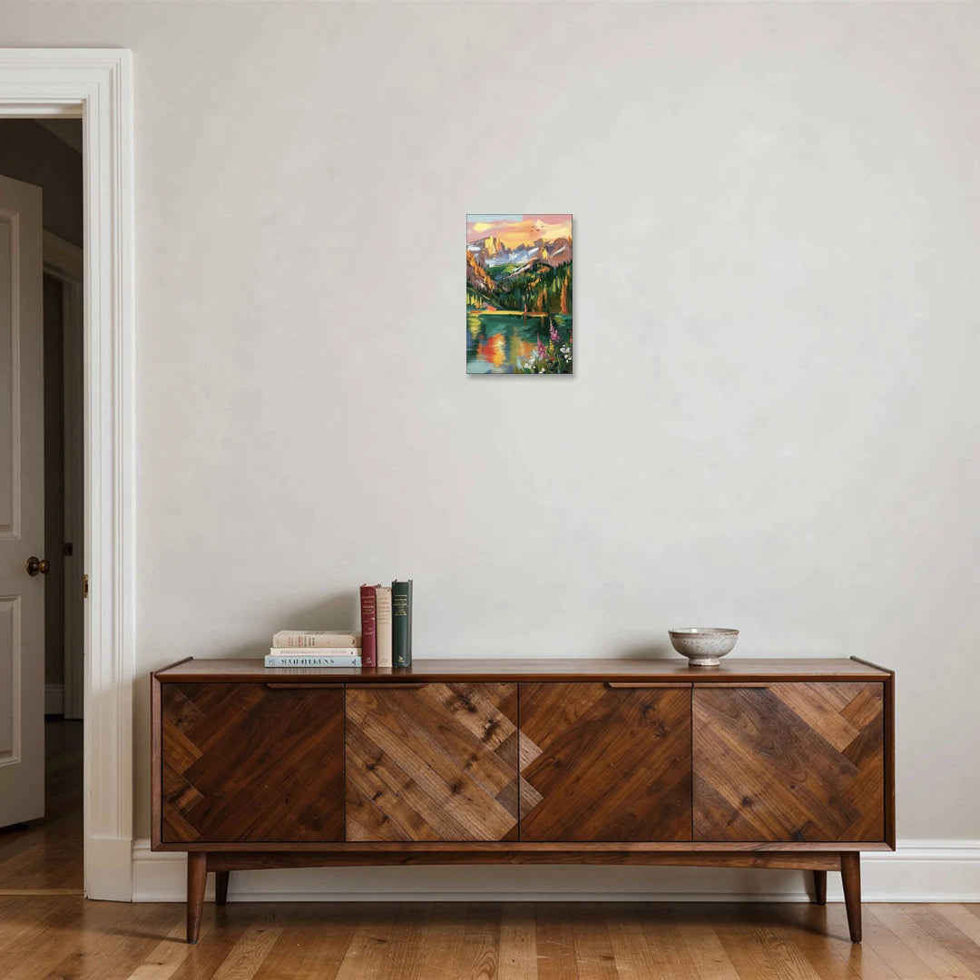 Colorado Springs Rocky Mountain Beauty - Canvas Wall Art - Coffee Table - 12x18