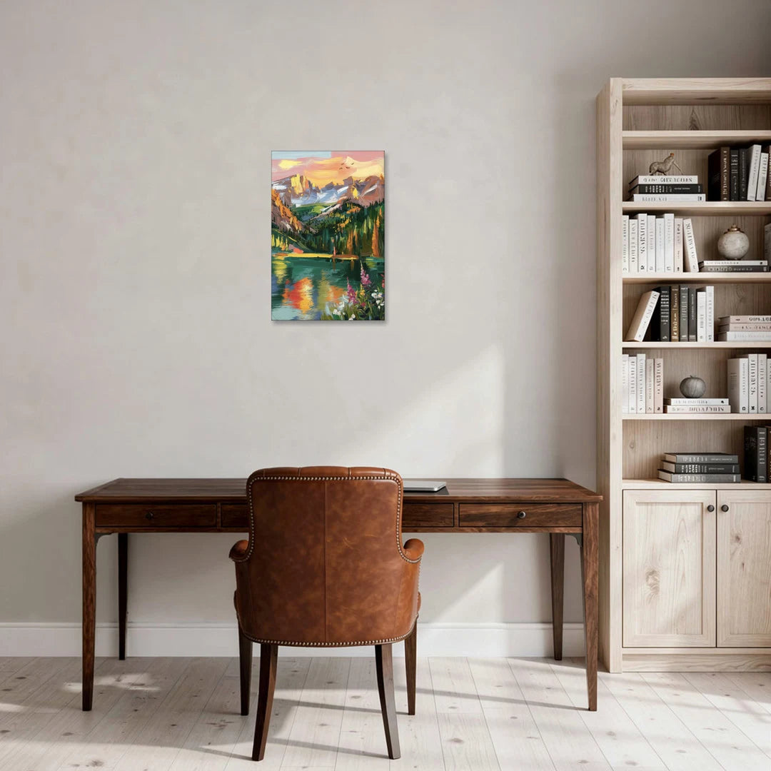 Colorado Springs Rocky Mountain Beauty - Canvas Wall Art - Office - 16x24