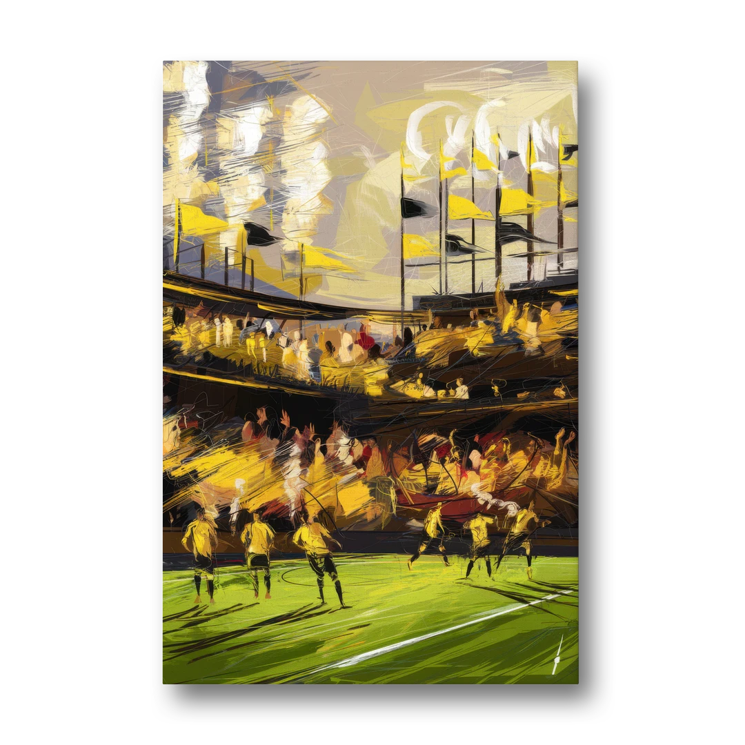 Columbus Crew Soccer Spirit - Canvas Wall Art - Front