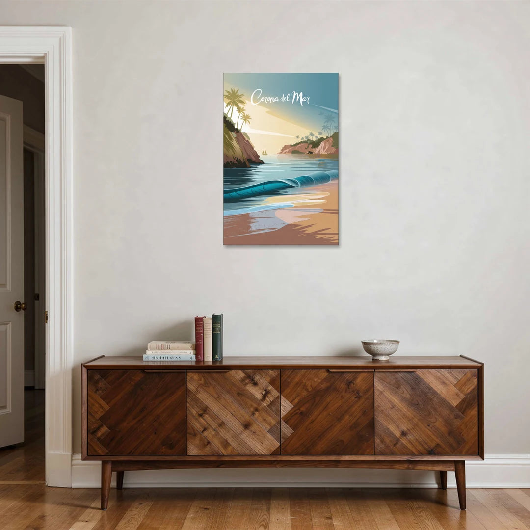 Corona Beach Vibes - Canvas Wall Art - Coffee Table - 24x36
