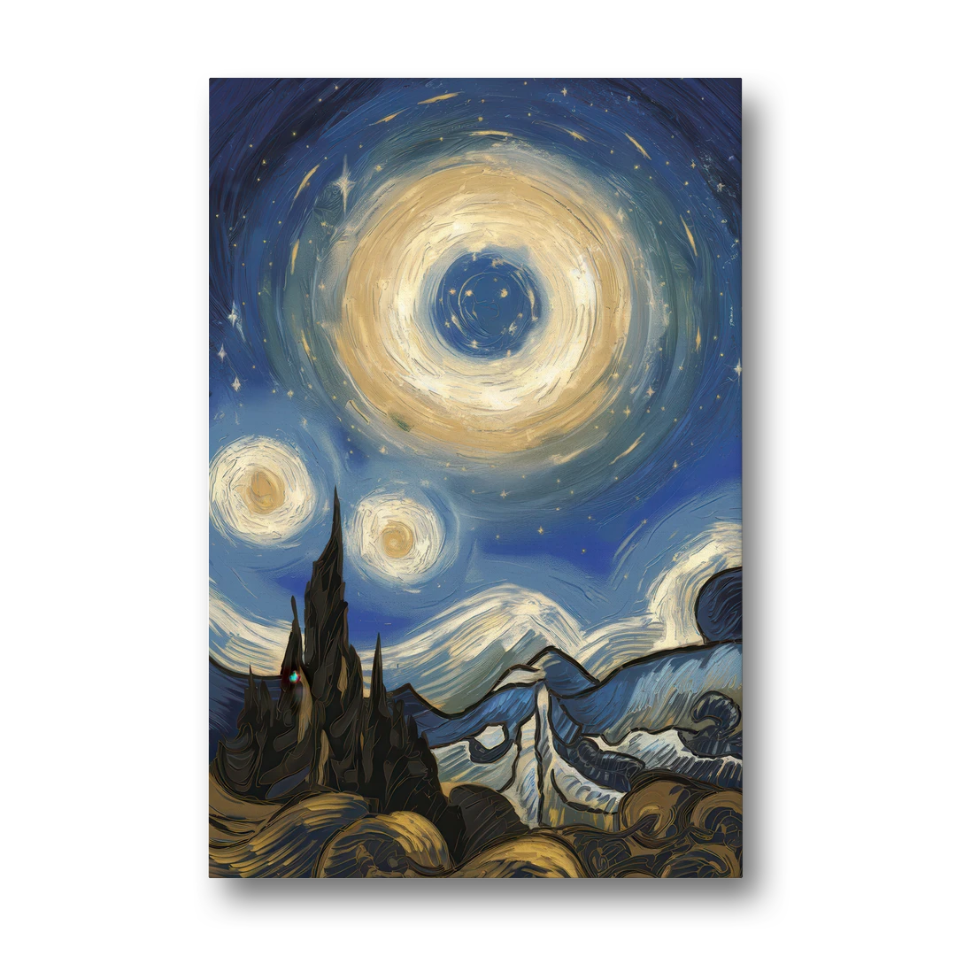 Corona Nightscape Glow - Canvas Wall Art - Front
