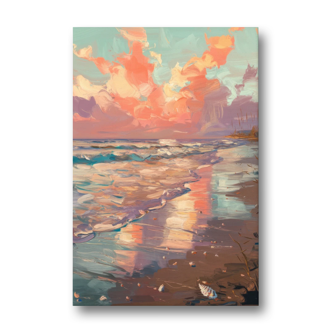 Corpus Christi Coastal Sunrise - Canvas Wall Art - Front