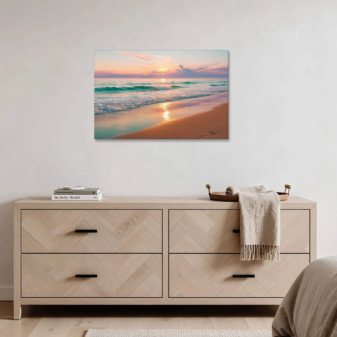 Corpus Christi Padre Island - Canvas Wall Art - Coffee Table - 36x24