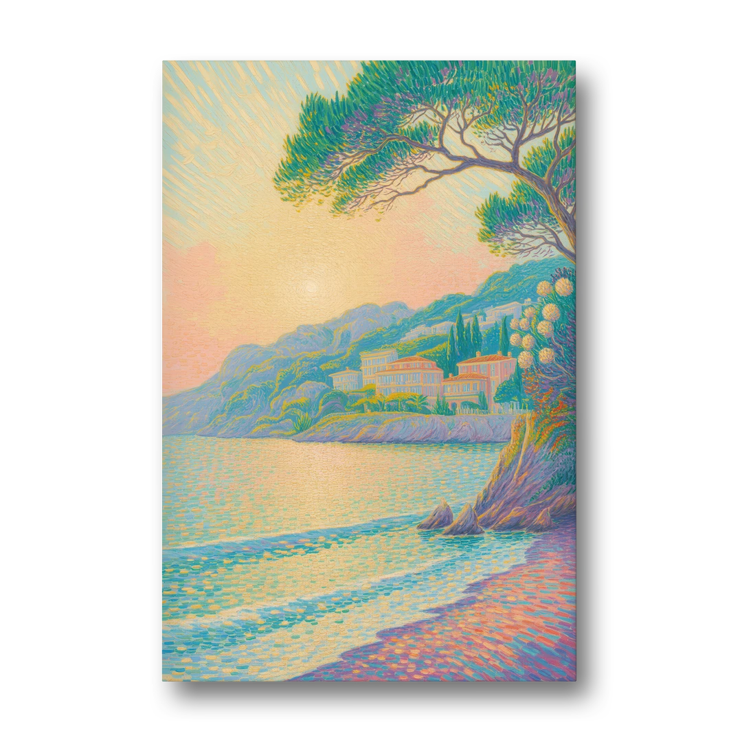 Cote d'Azur Bliss - Canvas Wall Art - Front