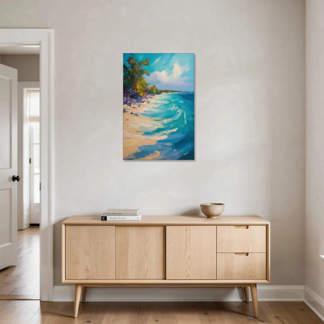 Cozumel Turquoise Coast - Canvas Wall Art - Coffee Table - 24x36