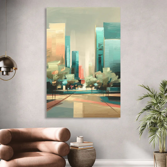 Dallas Arts District Living Room - Canvas Wall Art