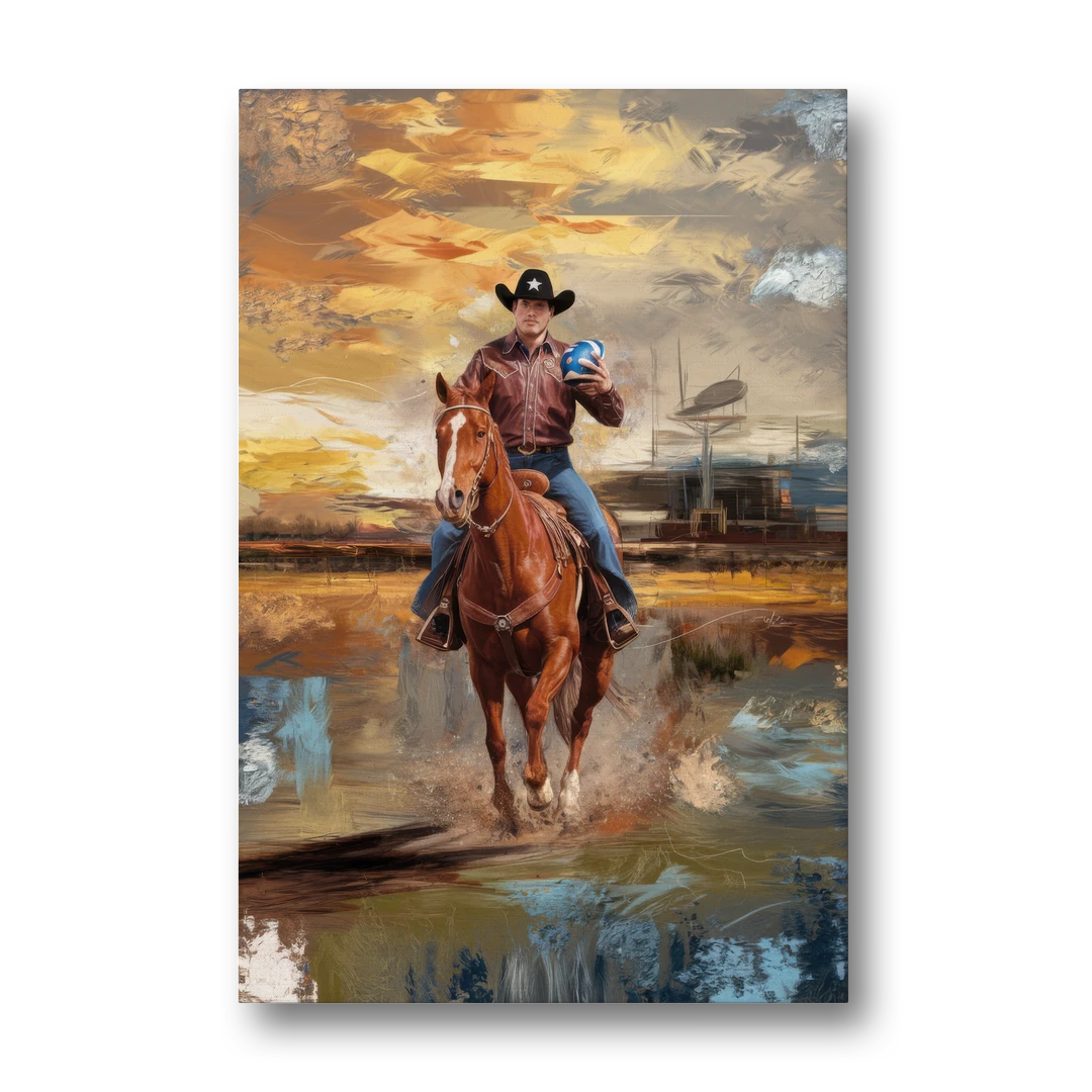 Dallas Cowboy Culture - Canvas Wall Art - Front