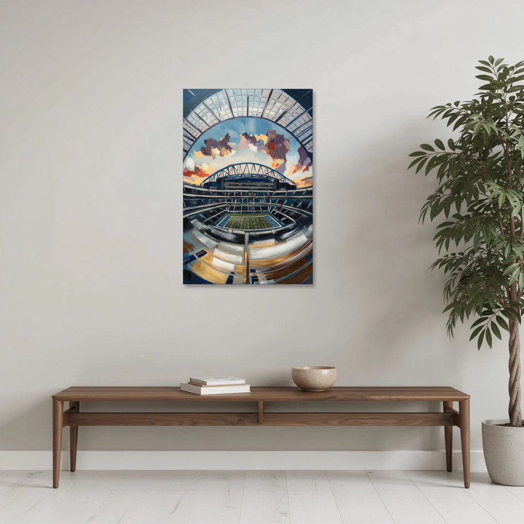Dallas Cowboys Stadium - Canvas Wall Art - Coffee Table - 24x36