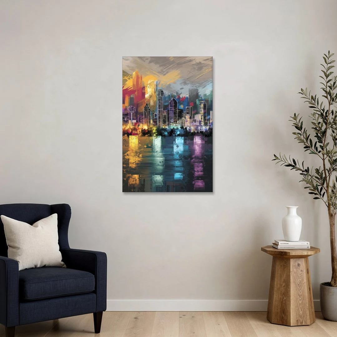 Dallas Design District - Canvas Wall Art - Sofa - 24x36