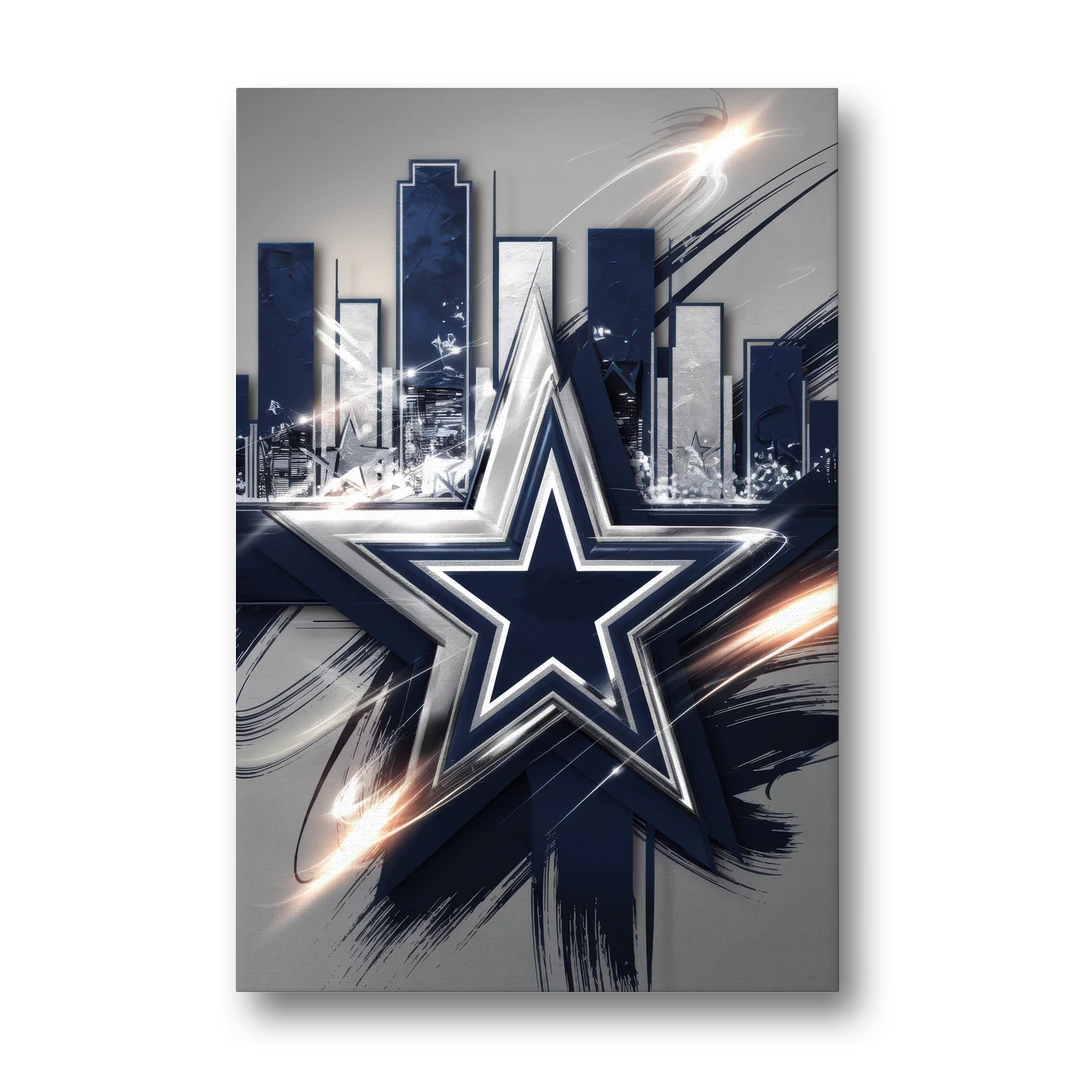 Dallas FC Team Spirit - Canvas Wall Art - Front