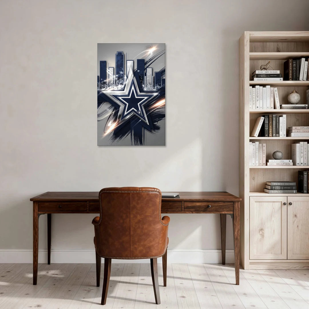 Dallas FC Team Spirit - Canvas Wall Art - Office - 24x36