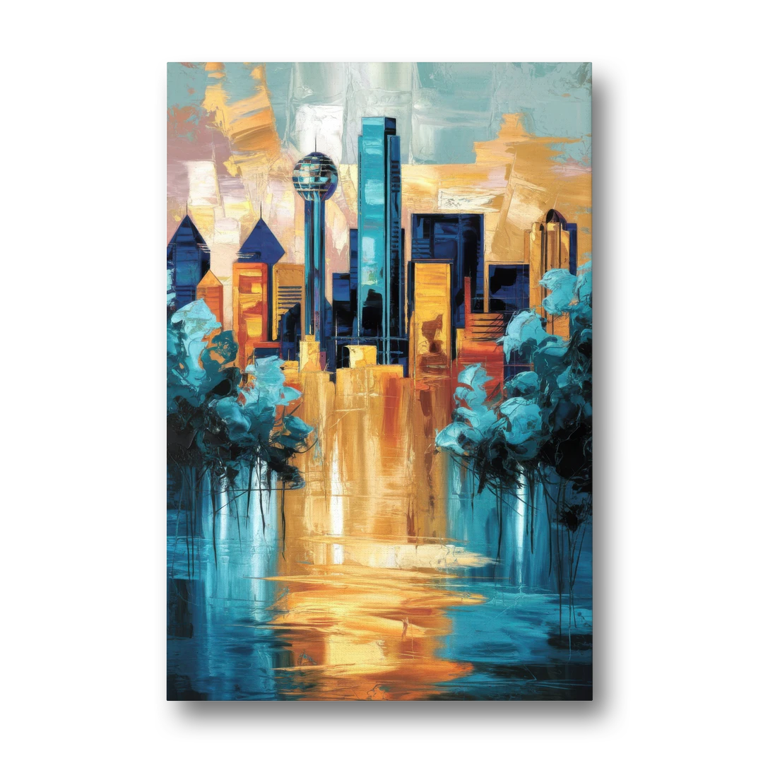Dallas Historic Landmarks - Canvas Wall Art - Front