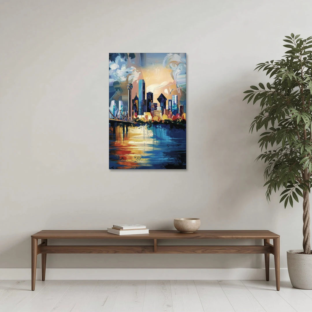 Dallas Unique Perspectives - Canvas Wall Art - Coffee Table - 24x36