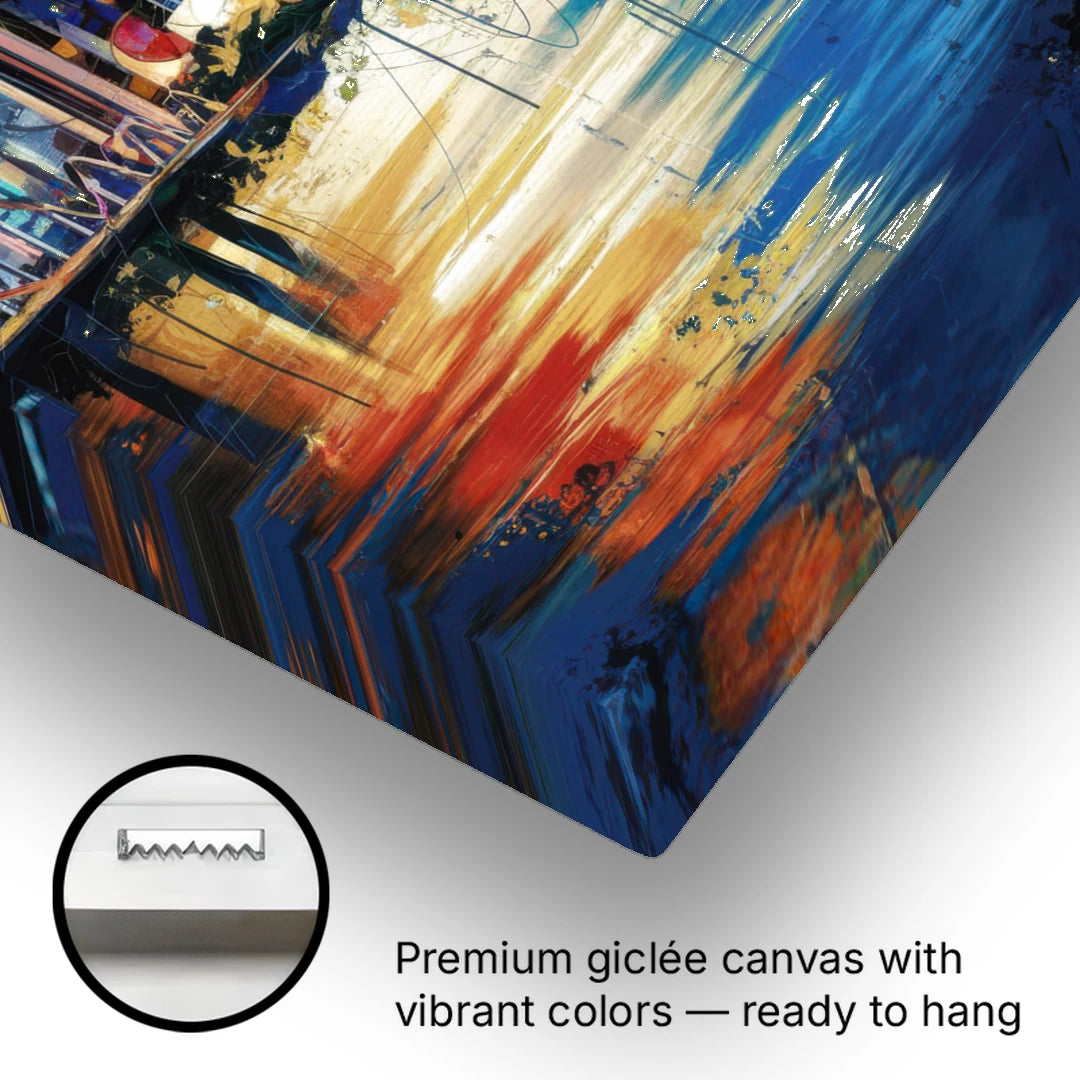 Dallas Unique Perspectives - Canvas Wall Art - Gallery Wrap Corner
