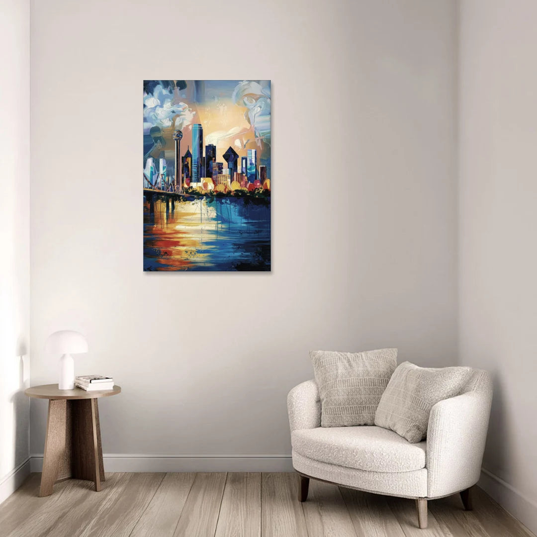 Dallas Unique Perspectives - Canvas Wall Art - Sofa - 24x36