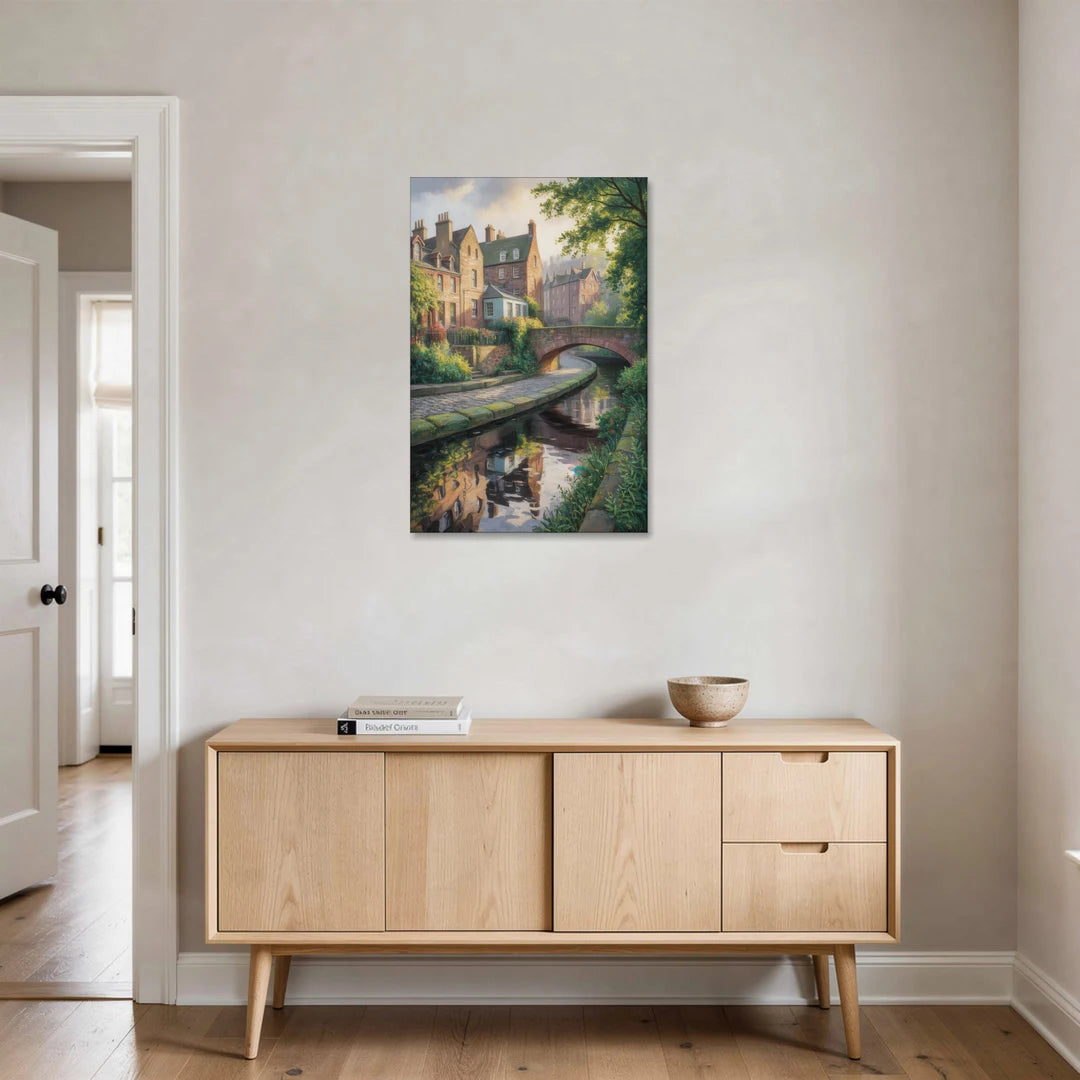 Dean Village Charm - Canvas Wall Art - Coffee Table - 24x36