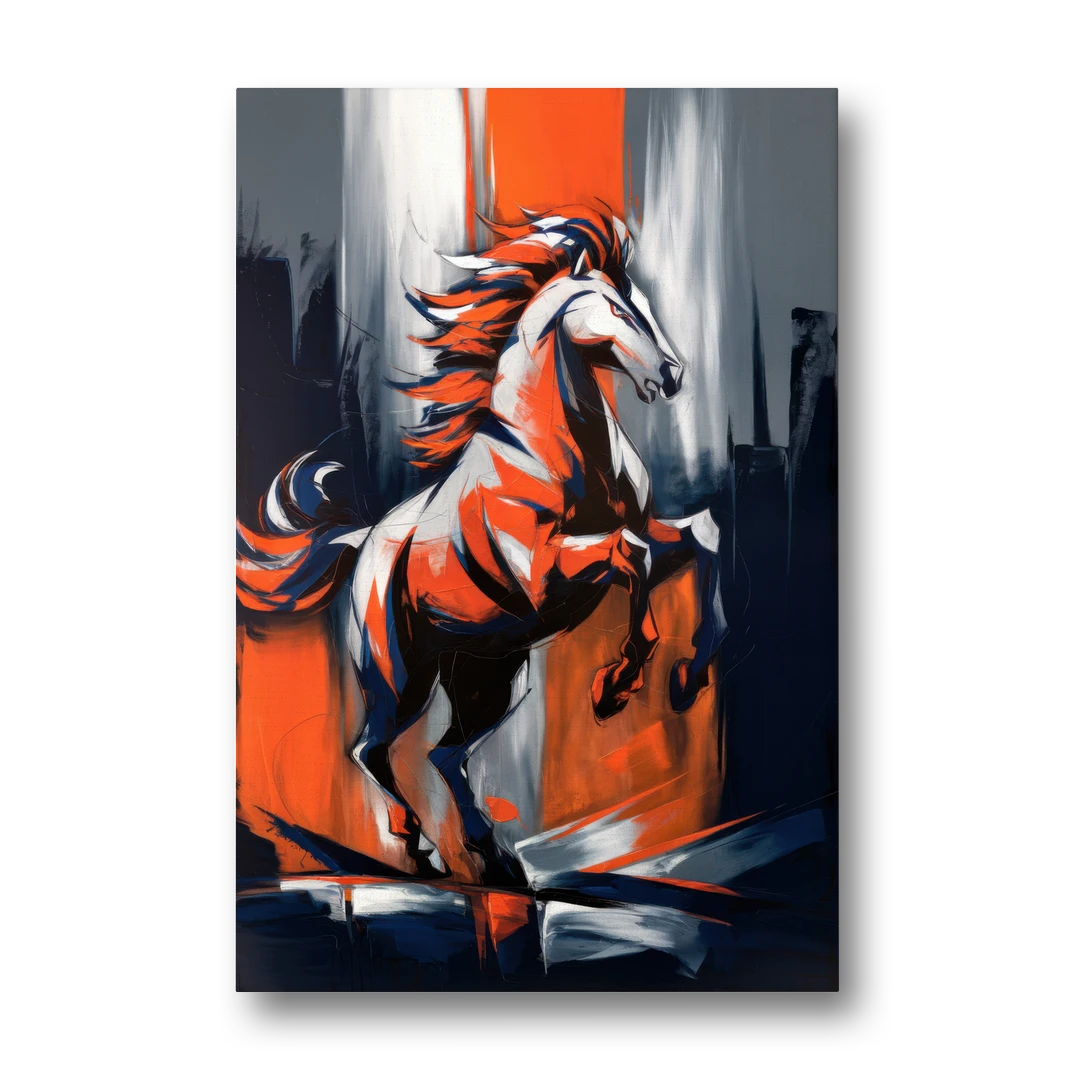 Denver Broncos Legacy - Canvas Wall Art - Front