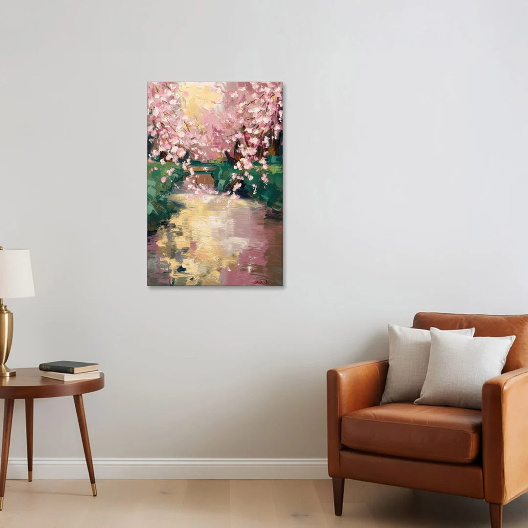 Denver Cherry Creek Charm - Canvas Wall Art - Sofa - 24x36