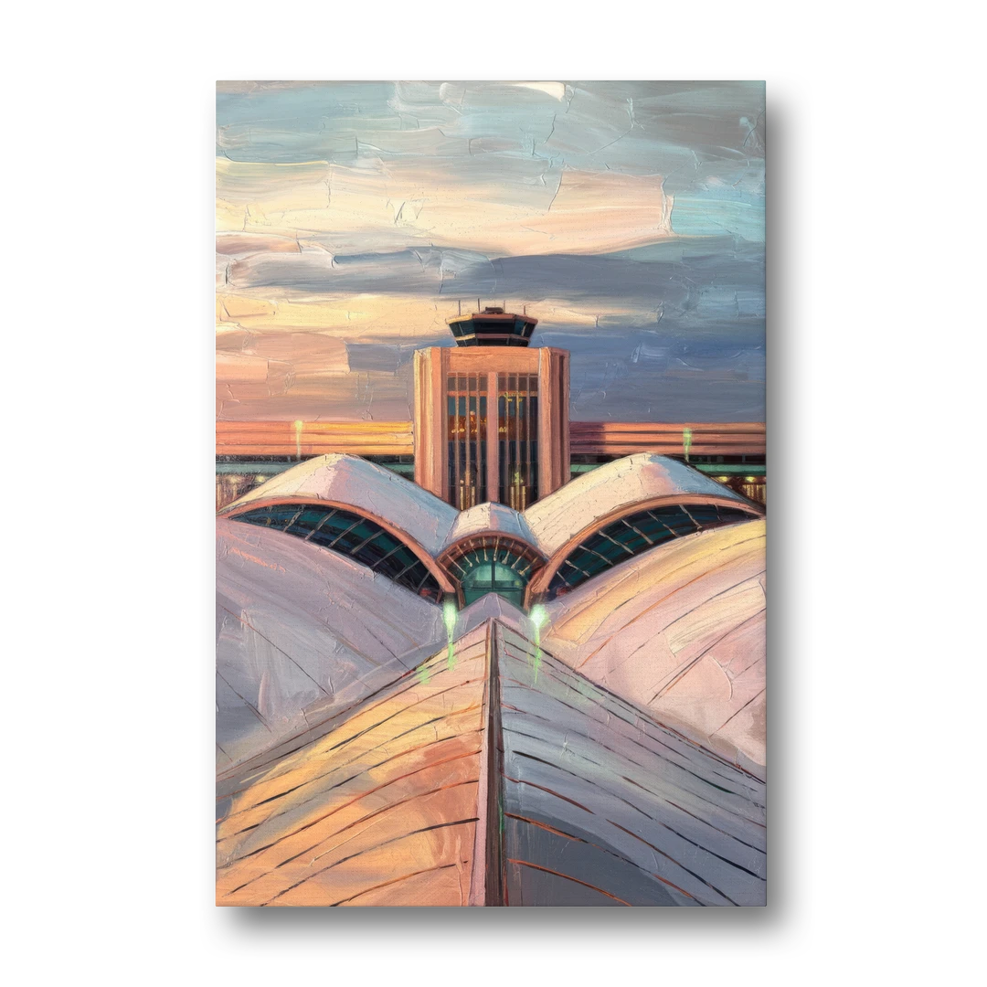 Denver International Terminal - Canvas Wall Art - Front