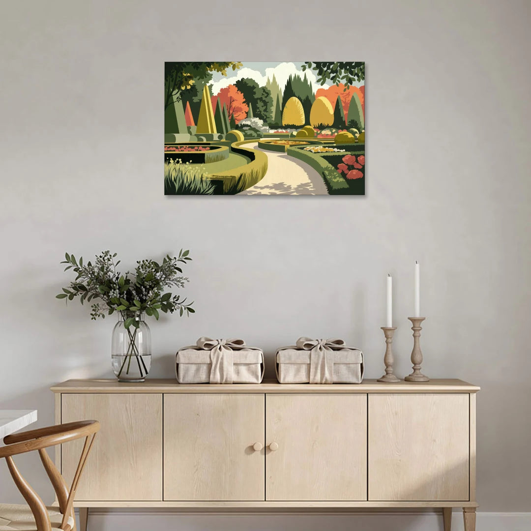 Des Moines Arboretum Views - Canvas Wall Art - Coffee Table - 36x24