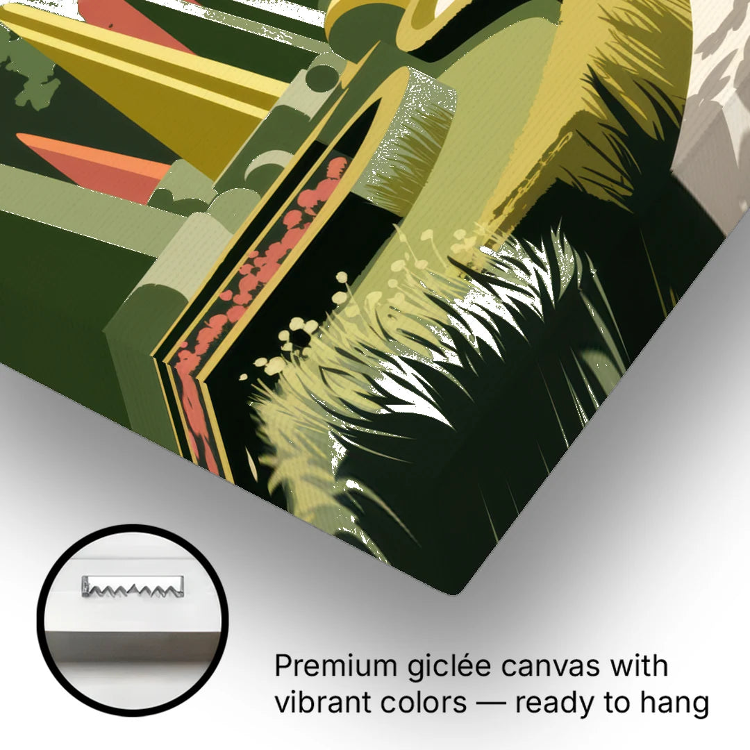 Des Moines Arboretum Views - Canvas Wall Art - Gallery Wrap Corner