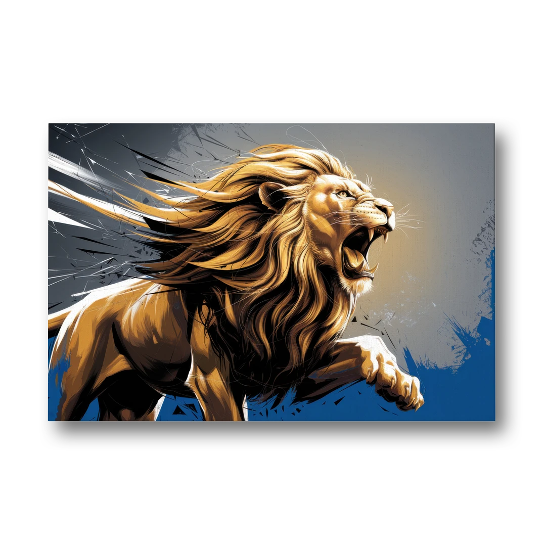 Detroit Lions Pride - Canvas Wall Art - Front