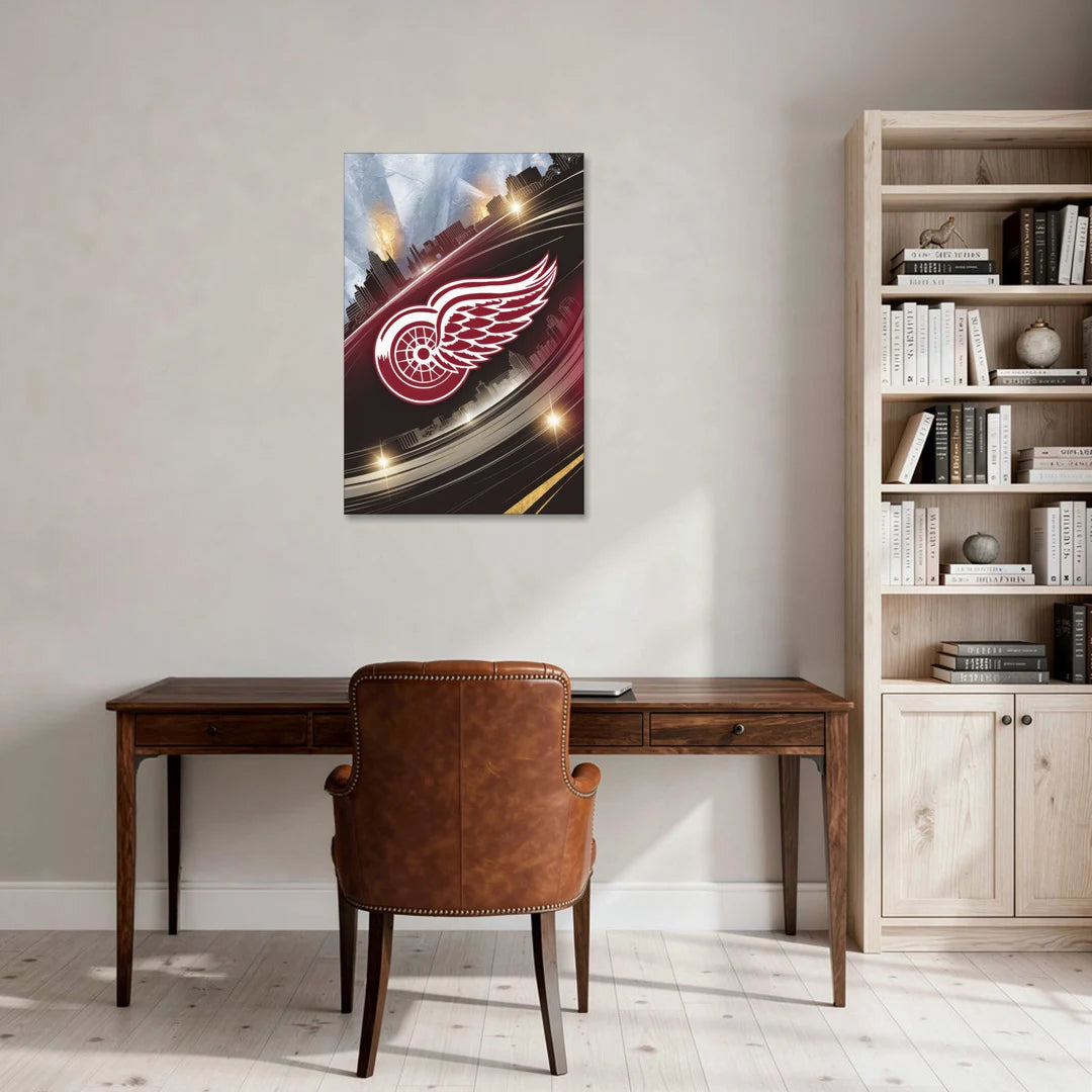 Detroit Red Wings Legacy - Canvas Wall Art - Office - 24x36