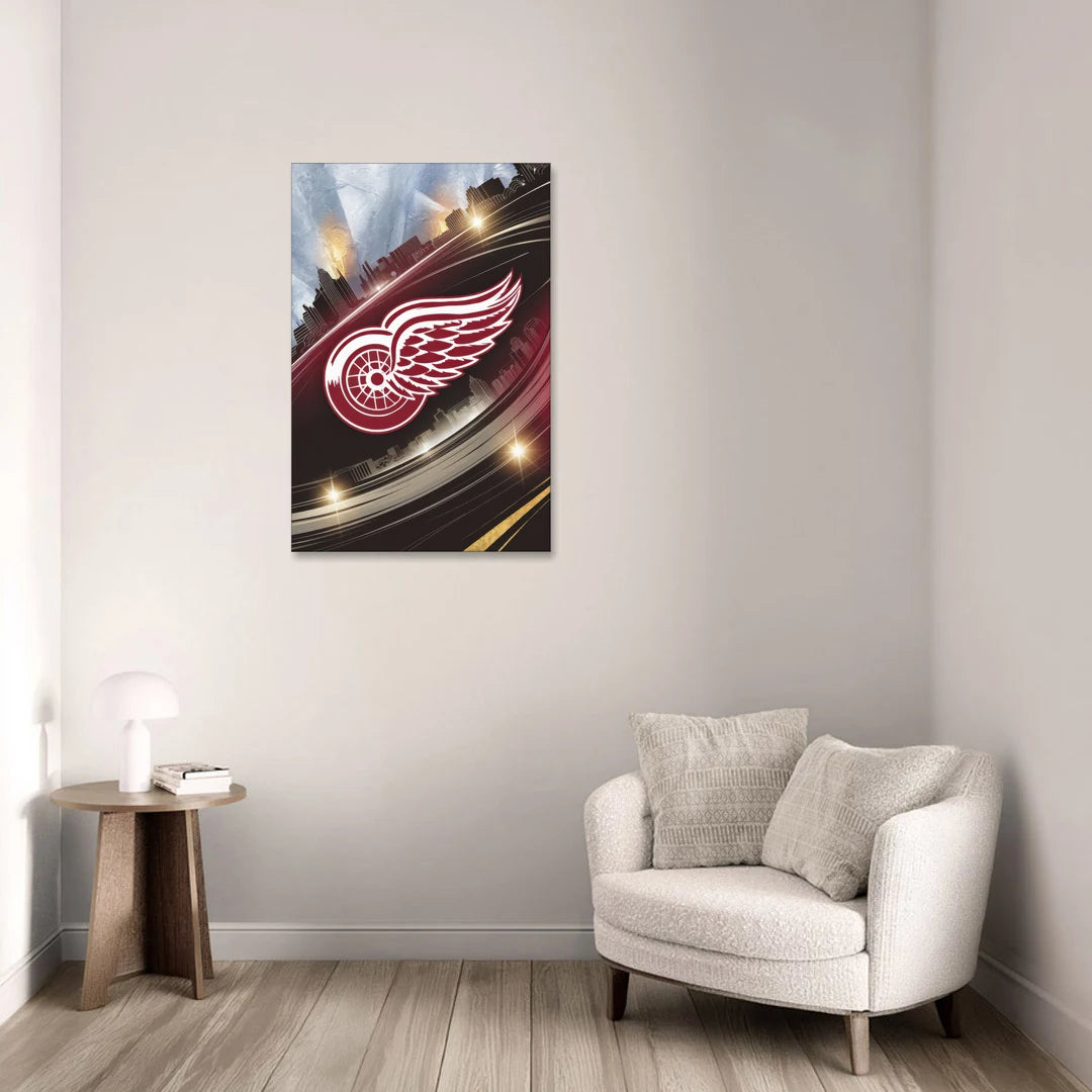 Detroit Red Wings Legacy - Canvas Wall Art - Sofa - 24x36