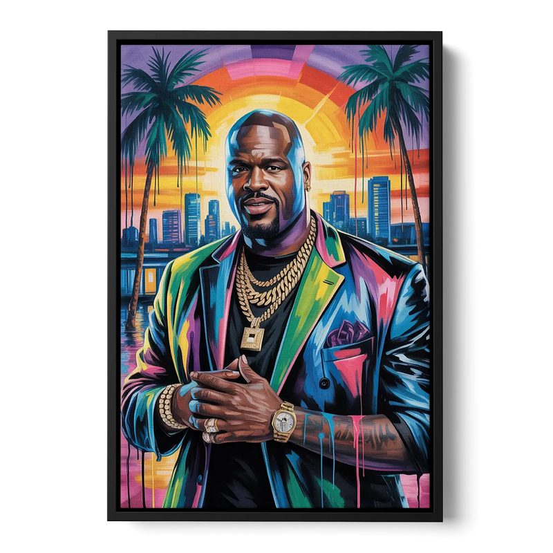 Diesel Power Front - Black Canvas Wall Art