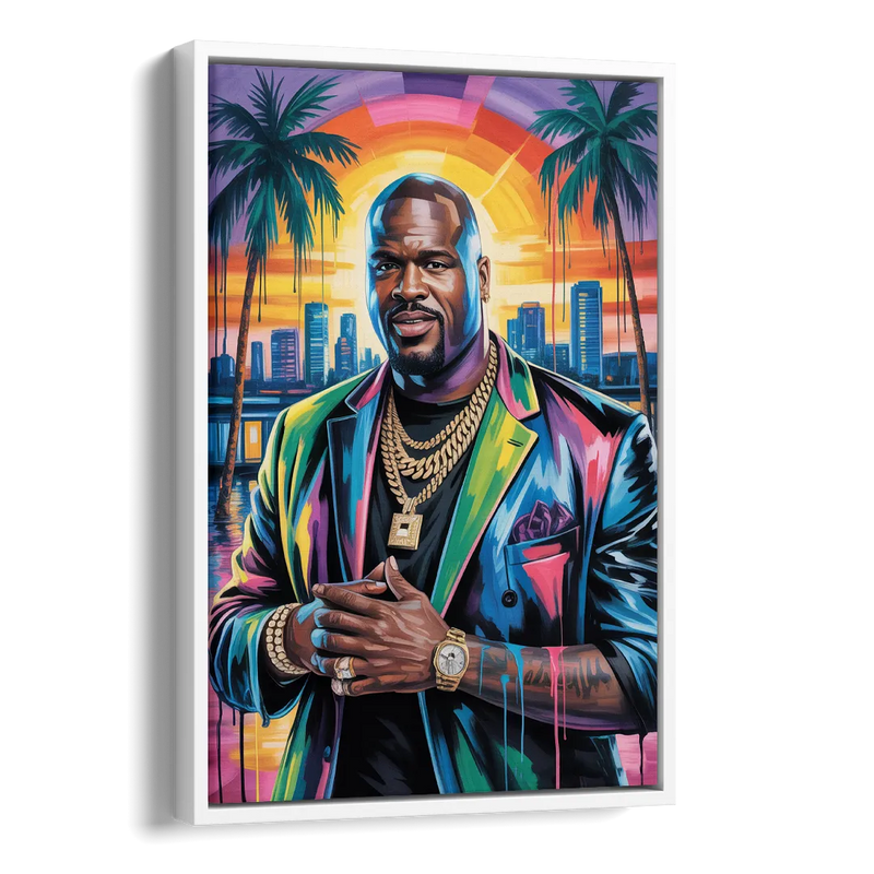 Diesel Power Side - White Canvas Wall Art