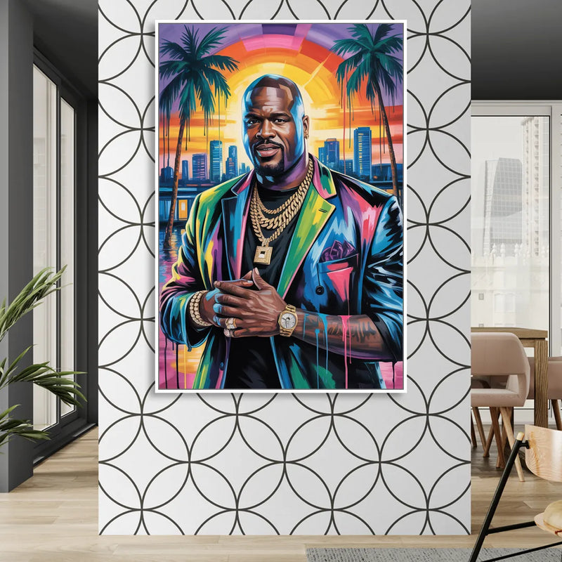 Diesel Power Sitting Room - White Canvas Wall Art