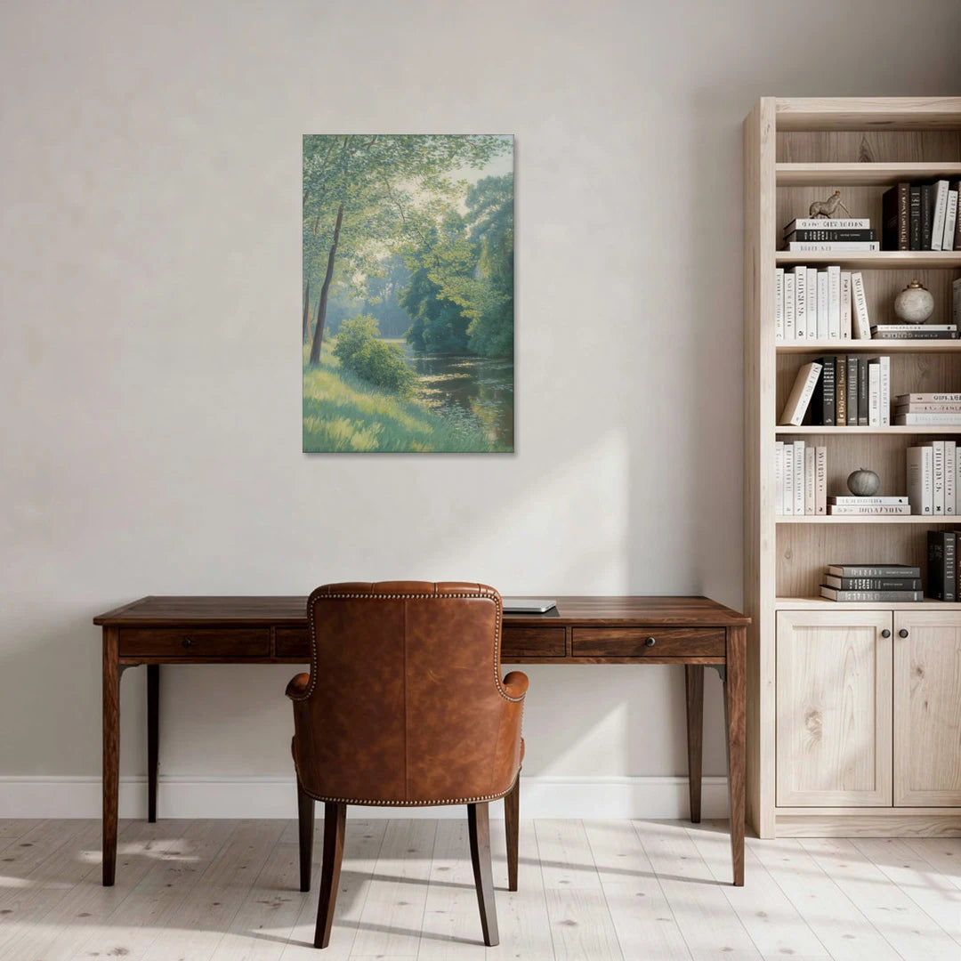 Djurgarden Serenity - Canvas Wall Art - Office - 24x36