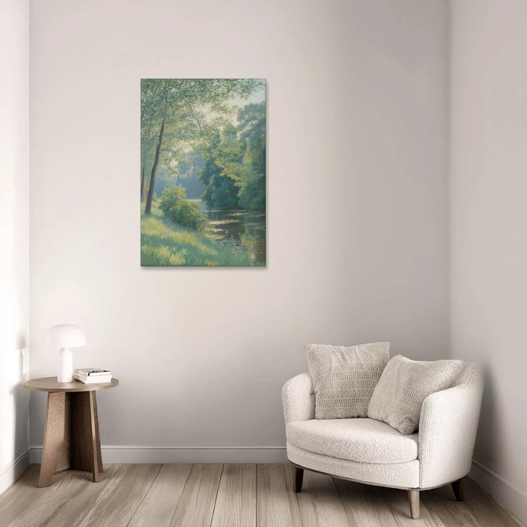 Djurgarden Serenity - Canvas Wall Art - Sofa - 24x36