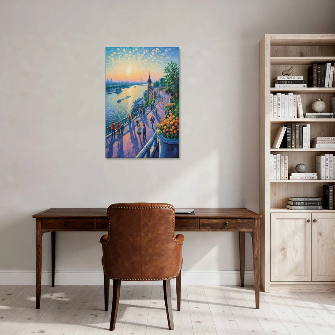Dufferin Terrace View - Canvas Wall Art - Office - 24x36