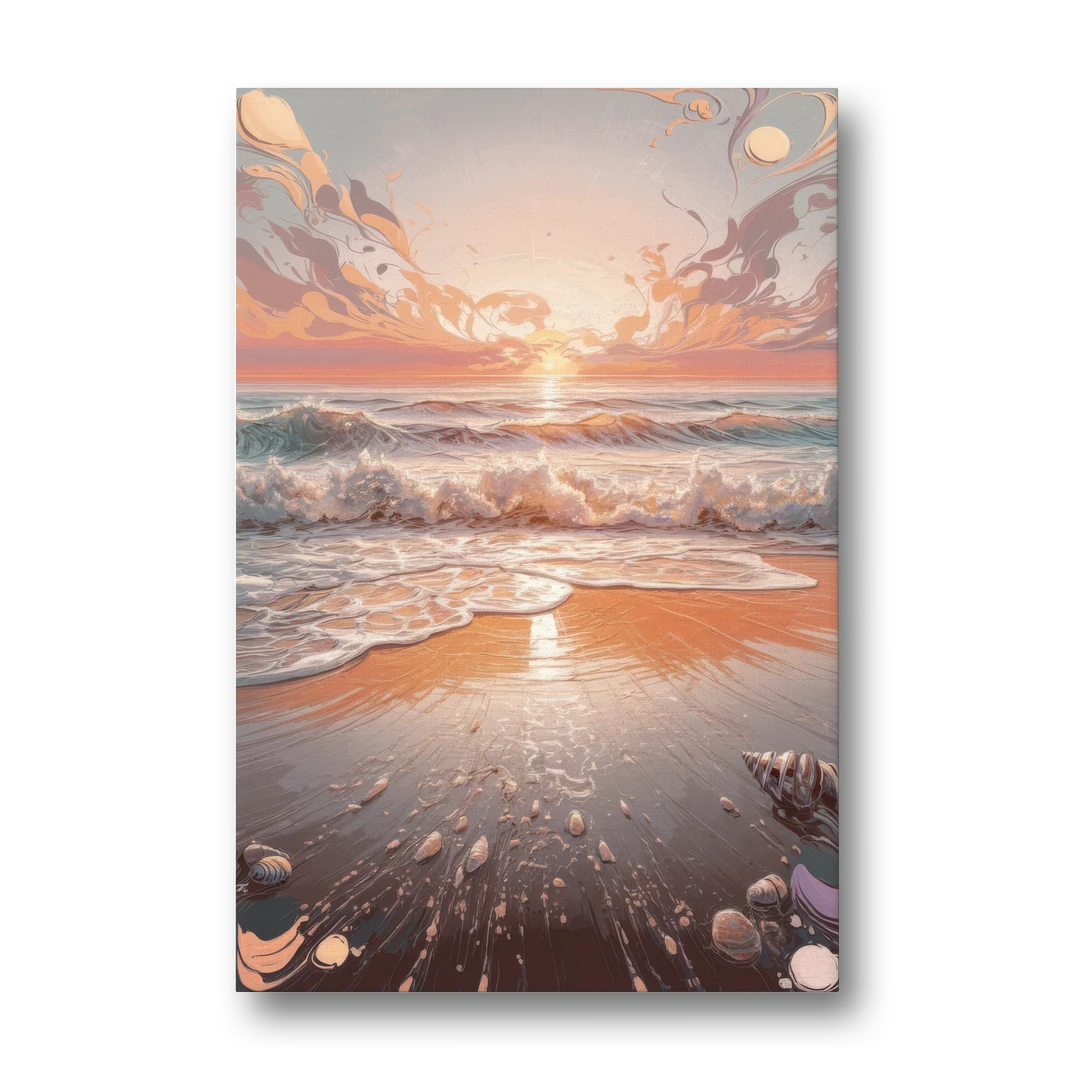 Dunedin Coastal Sunrise - Canvas Wall Art - Front