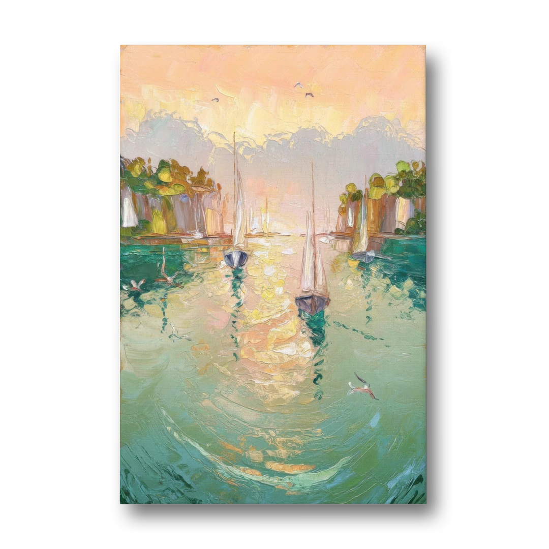 Dunedin Harbor View - Canvas Wall Art - Front