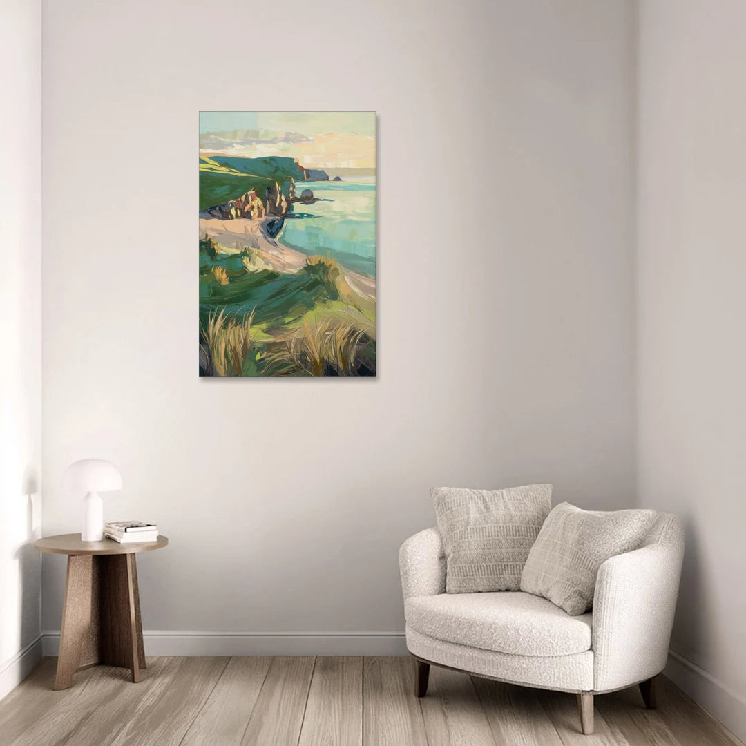 Dunedin Otago Peninsula - Canvas Wall Art - Sofa - 24x36