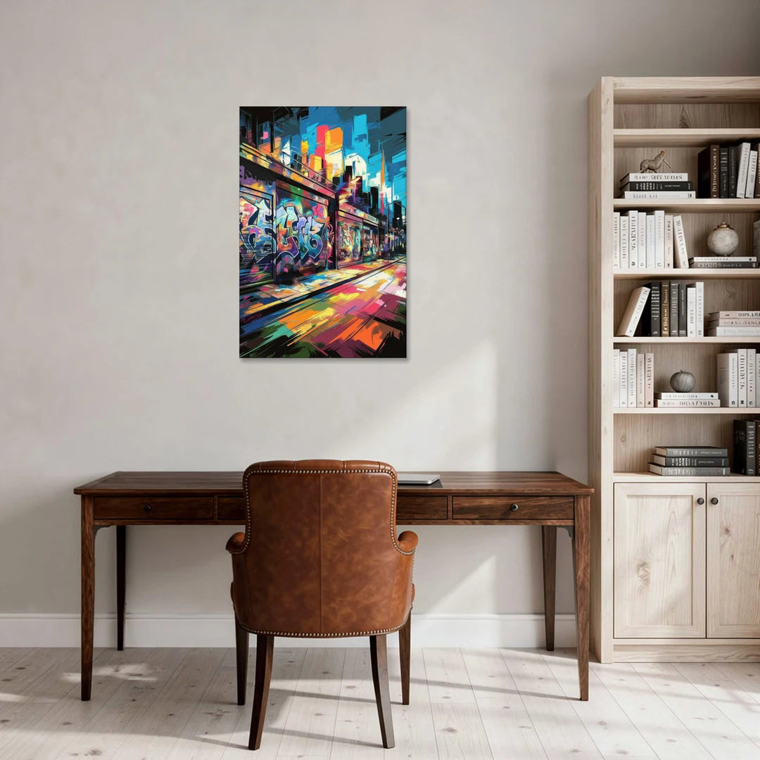 Dunedin Street Art Vibes - Canvas Wall Art - Office - 24x36