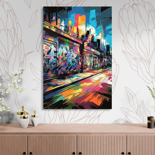 Dunedin Street Art Vibes Living Room - Canvas Wall Art