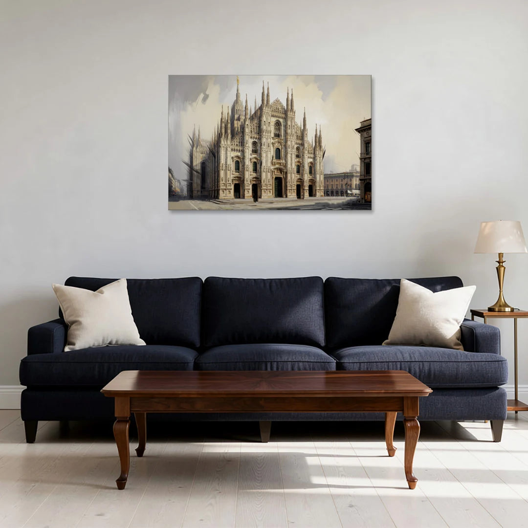 Duomo Majesty - Canvas Wall Art - Sofa - 36x24