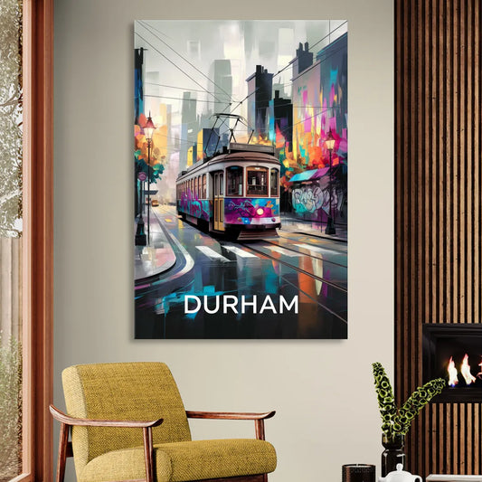 Durham Street Art Vibes Living Room - Canvas Wall Art