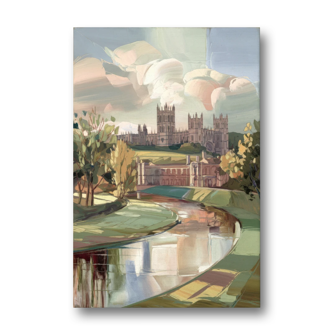 Durham University Aesthetic - Canvas Wall Art - Front