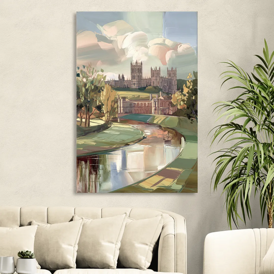 Durham University Aesthetic Living Room - Canvas Wall Art
