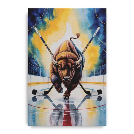 Dynamic Buffalo Sabres Action - Canvas Wall Art