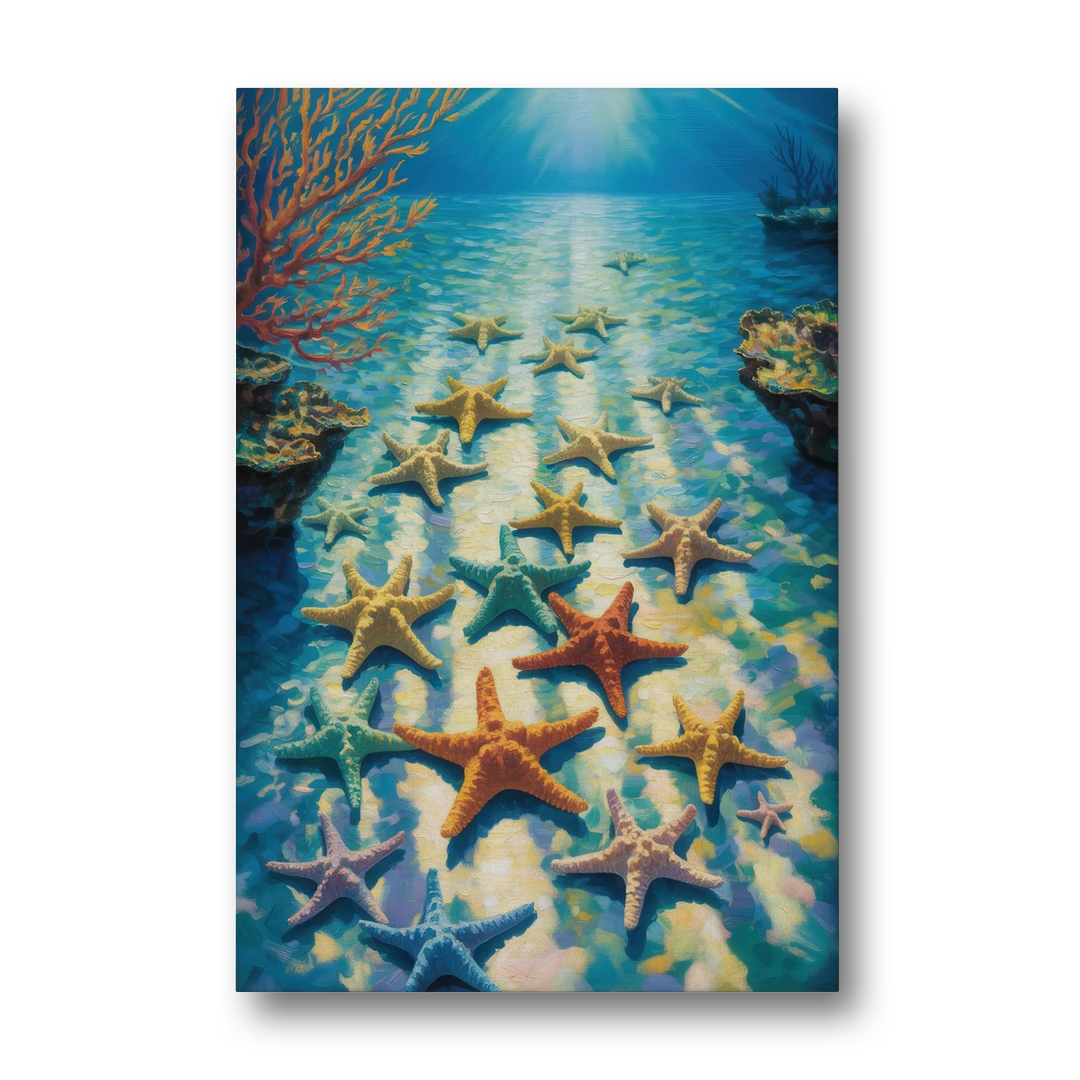 El Cielo Starfish Shallows - Canvas Wall Art - Front