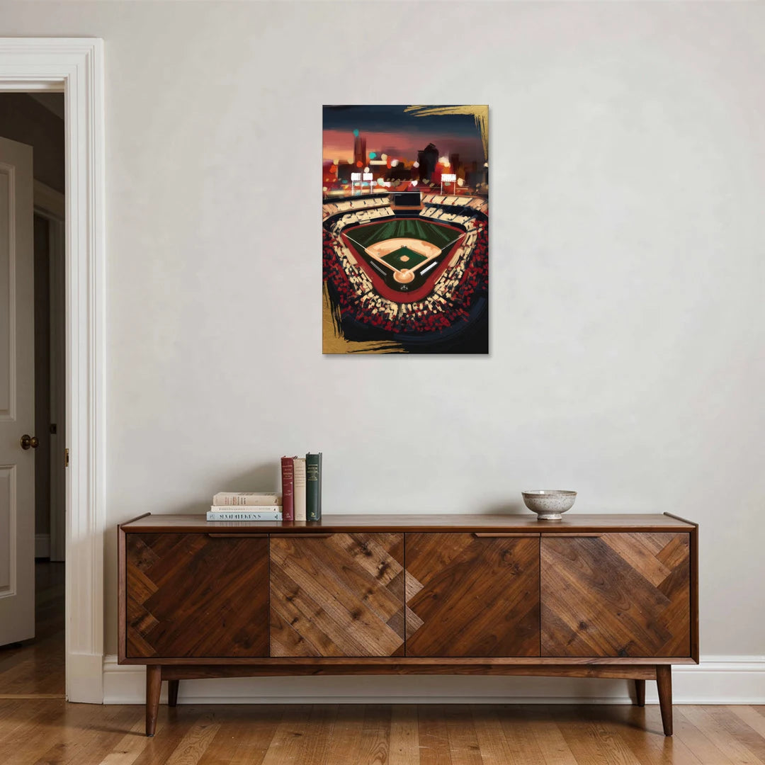 El Paso Chihuahuas Baseball - Canvas Wall Art - Coffee Table - 24x36