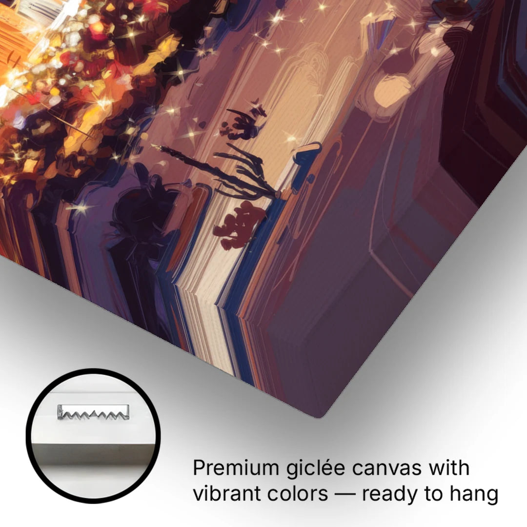 El Paso Night Lights - Canvas Wall Art - Gallery Wrap Corner