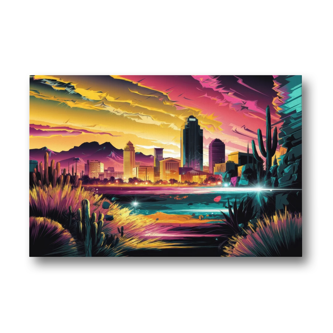 El Paso Scenic Landscape - Canvas Wall Art - Front