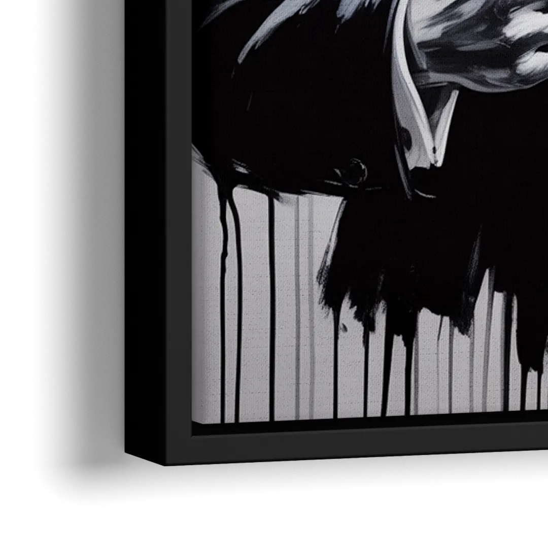 Empire 2.0 - Close-Up Black Frame Canvas