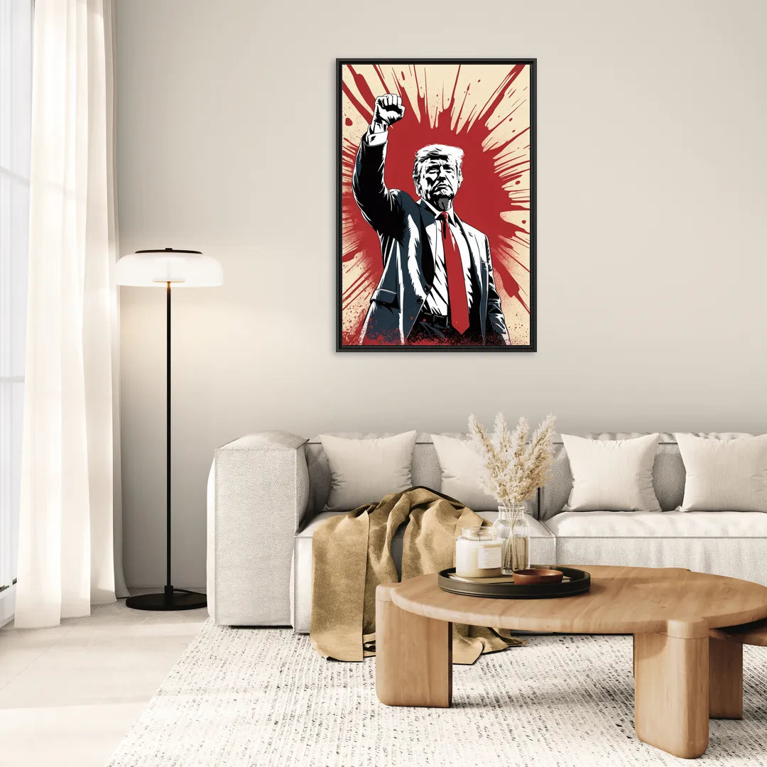 Empire - Living Room Black Frame Canvas